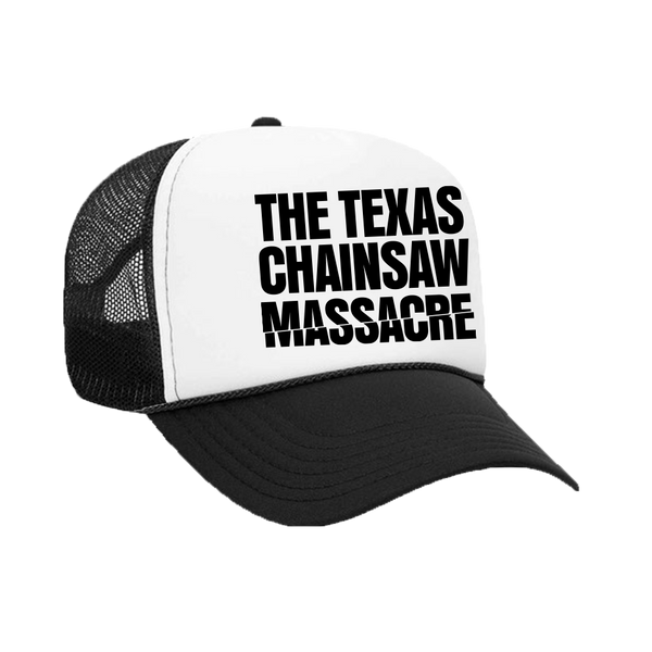 The Texas Chainsaw Massacre Black & White Trucker Hat