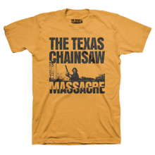 Load image into Gallery viewer, Leatherface End Chase Shirt (Orange) - The Original Texas Chainsaw Massacre Store | Official Site - T-Shirt