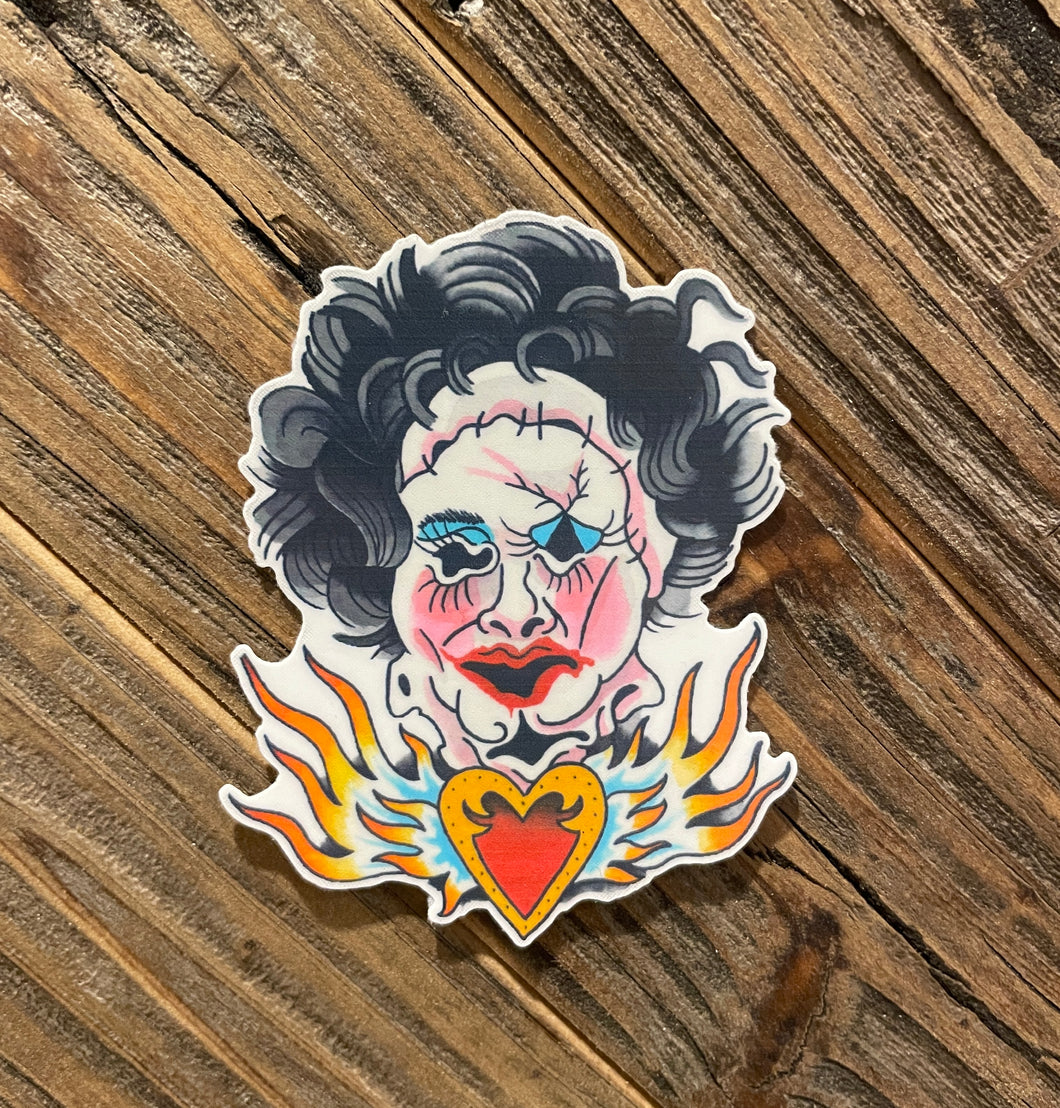 Leatherface Temporary Tattoo