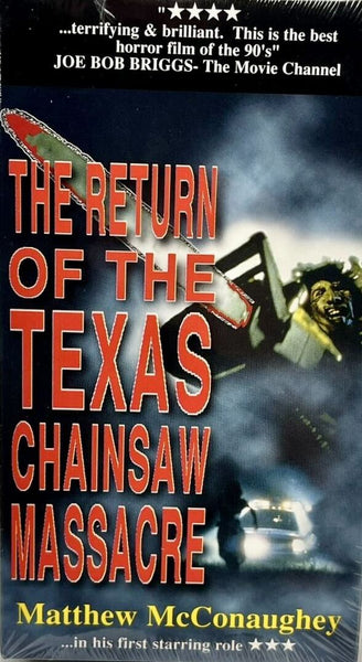 The Return of The Texas Chainsaw Massacre VHS 1994