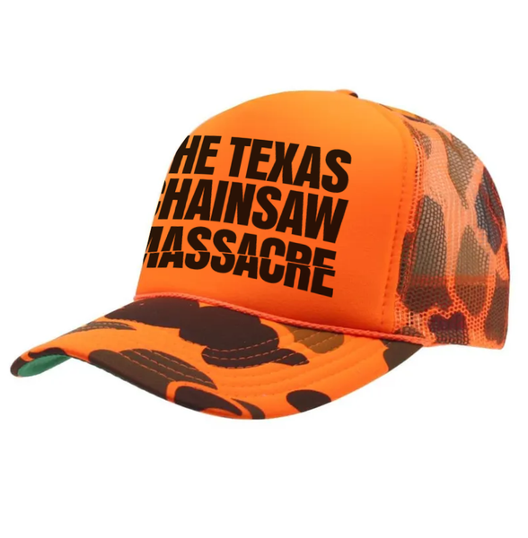 TCM Trucker Hat - Camo/Orange