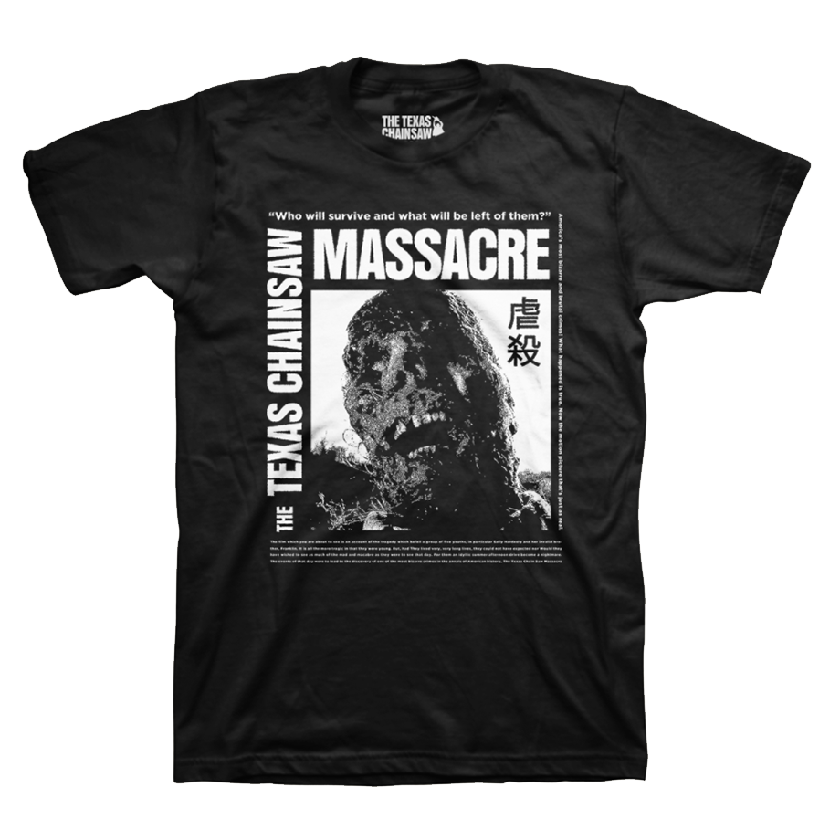 Original Texas Chainsaw Massacre Japanese Poster Art Shirt - The Original Texas Chainsaw Massacre Store | Official Site - T-Shirt