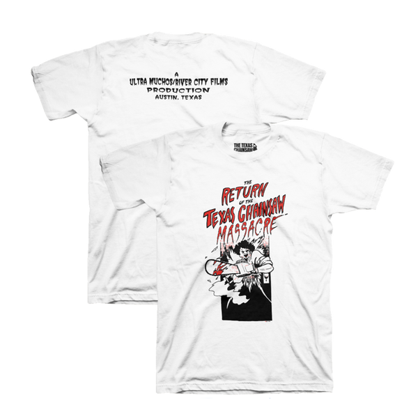 The Return Of The Texas Chainsaw Massacre Production Crew Tee - The Original Texas Chainsaw Massacre Store | Official Site - T-Shirt